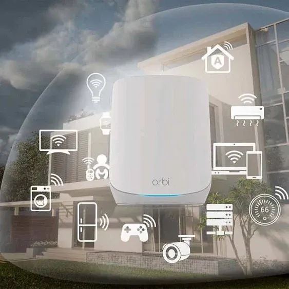 NETGEAR Orbi Whole Home Tri-Band Mesh WiFi 6 System Satellite