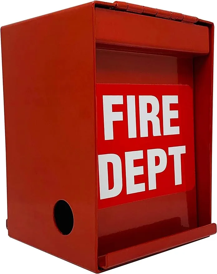 Fire Department Lock Box Chain Release Fire Access Station Box with Pad Lock