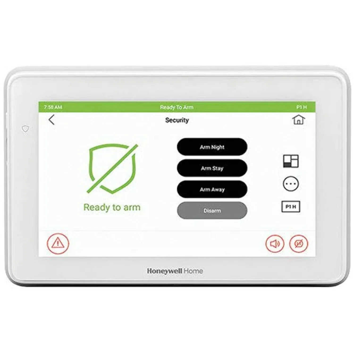 Honeywell Home Color-Graphic Touchscreen Alarm Keypad