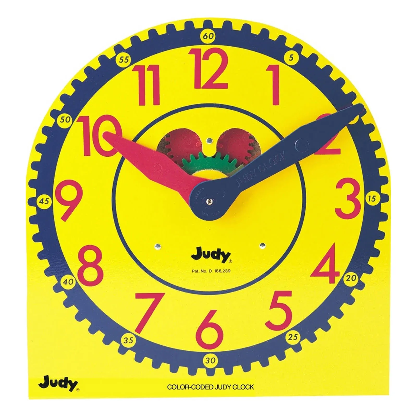 Carson Dellosa Color-Coded Judy Clock