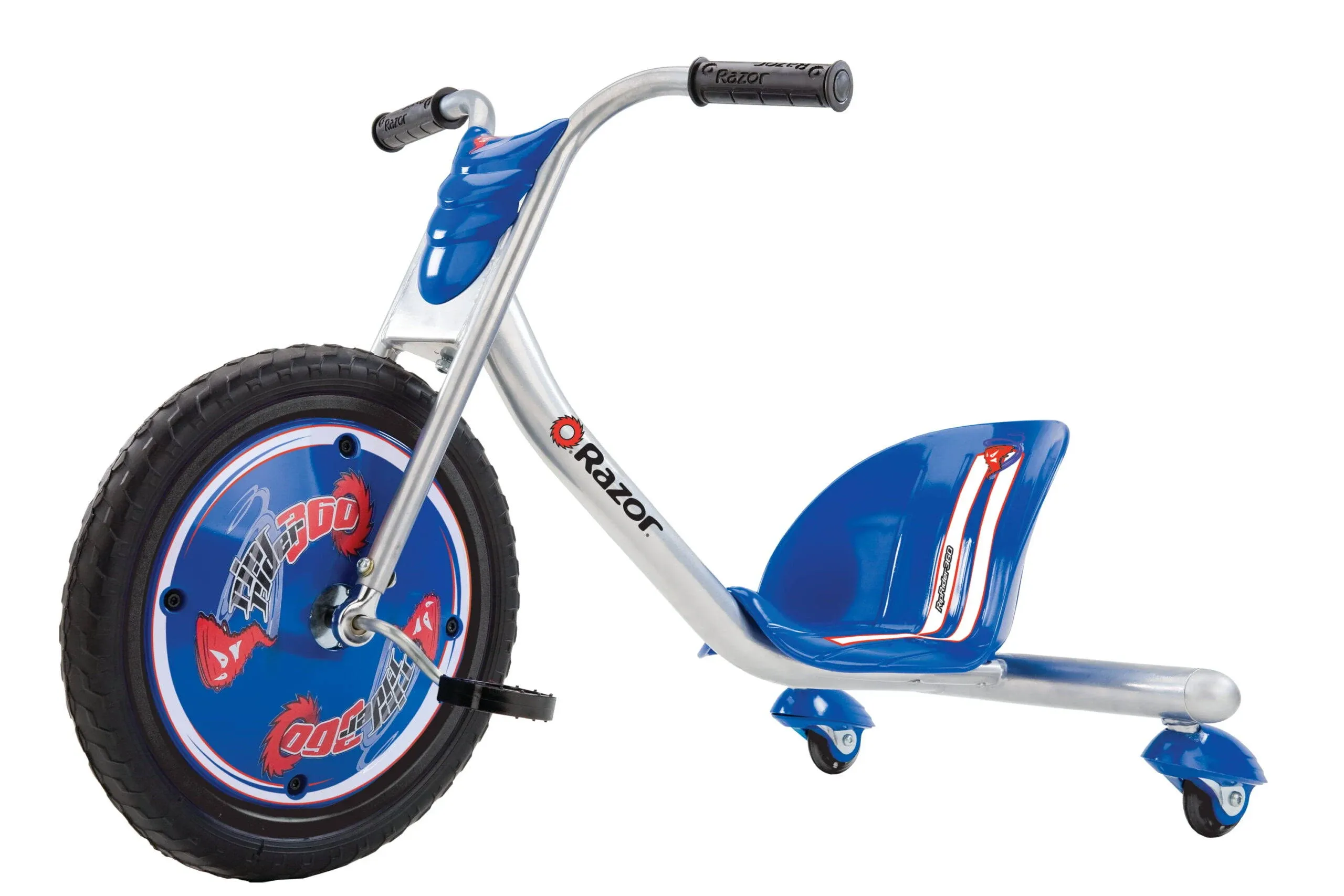 Razor RipRider 360 Caster Trike for Kids Ages 5+ - Lightweight, Rubber Handlebars, Steel Frame, for Riders up to 160 lbs