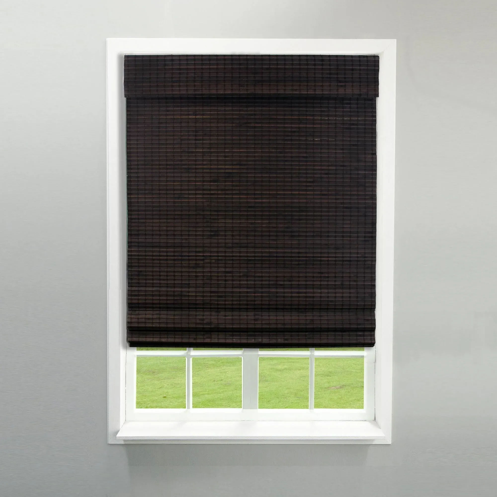 Radiance Cordless Bamboo Privacy Weave Roman Shade