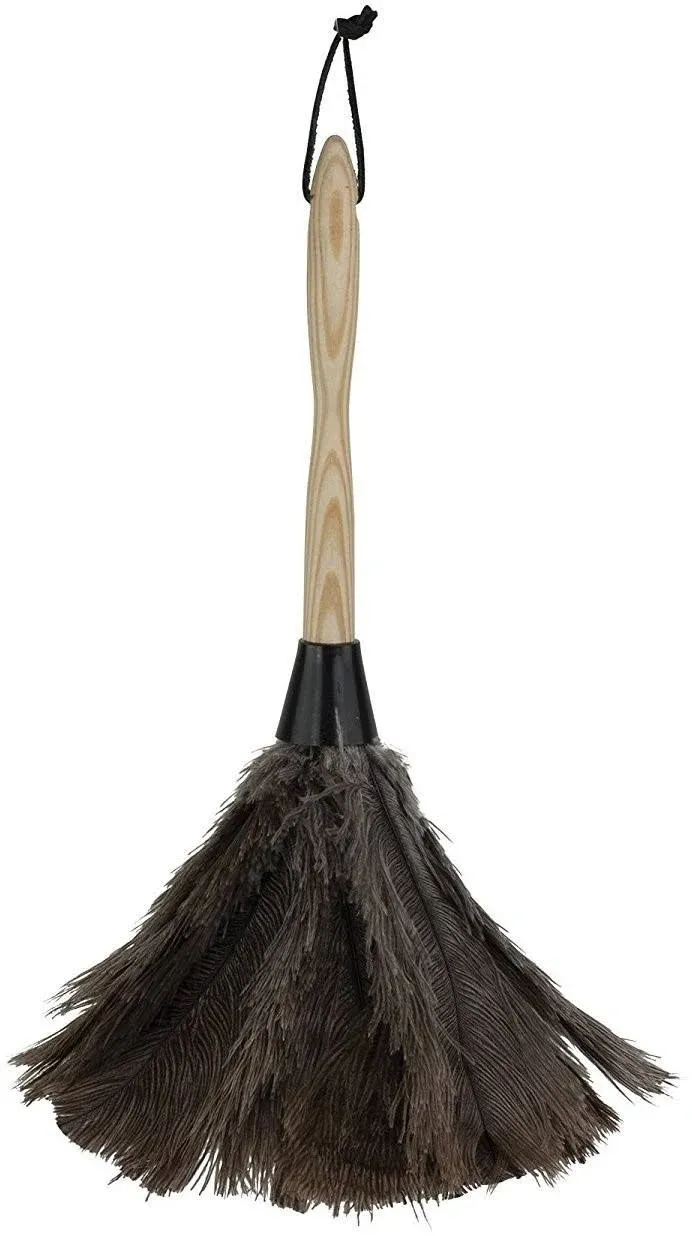 Casabella 14 Inch Ostrich Feather Duster With Wood Handle