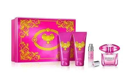 Versace Bright Crystal Absolu EDP 4 Pcs Gift Set For Women Women Fresh See Description