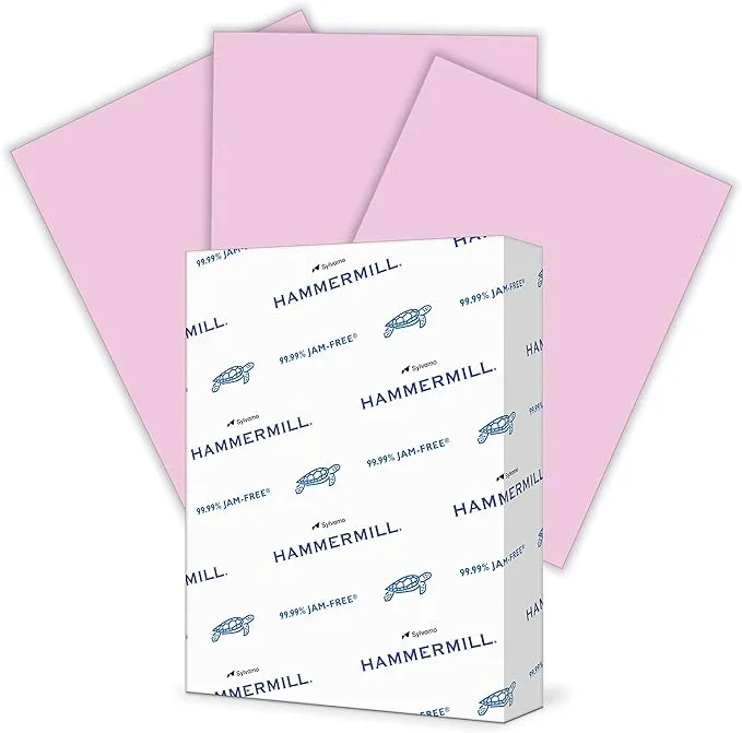 Hammermill Colors Print Paper, 20lb, 8.5 x 11, Lilac, 500/Ream