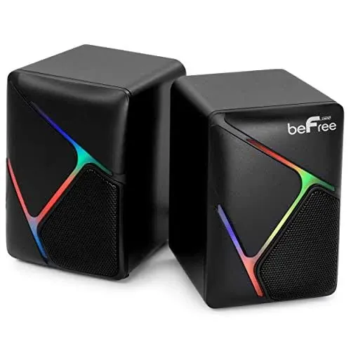 Befree Sound Dual Compact LED Gaming Speakers