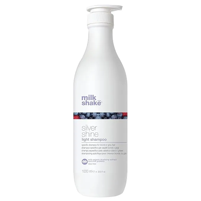 milk_shake Silver Shine Light Purple Shampoo for Blonde Hair - Blonde Toner for Brassy Hair