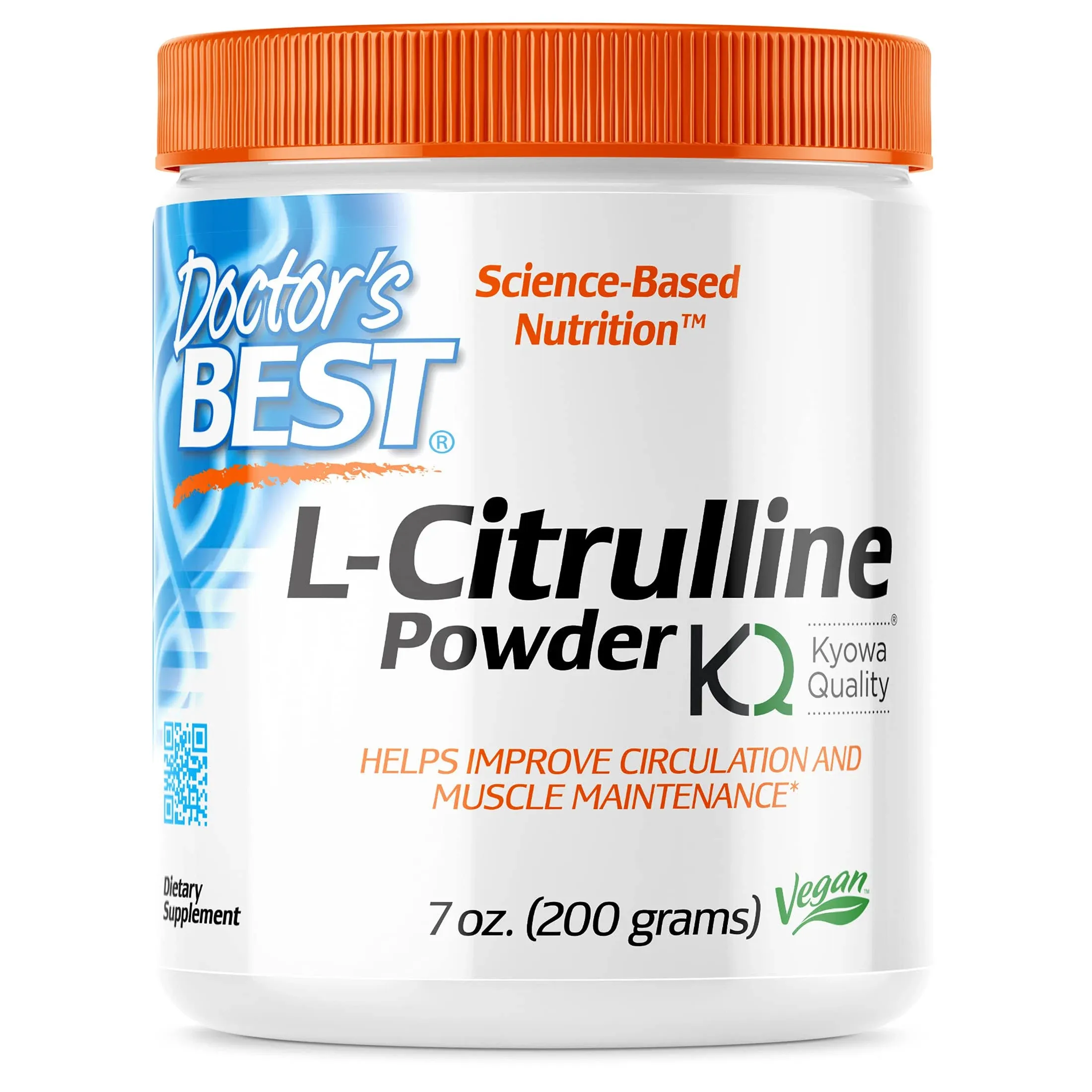 Doctor's Best
           L-Citrulline Powder -- 7 oz
        
        
        
        
        
          
          SKU #: 753950004375
          
            Shipping Weight:
              0.58 lb
            
          
          
            Servin