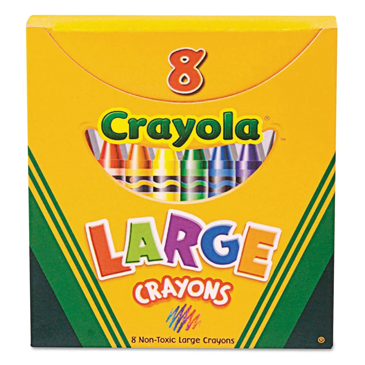 Crayola Large Crayons - 8 pack