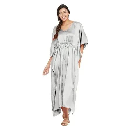 Women's Long Kaftan Dress Maxi Caftan Dress Gown Top Night Dress