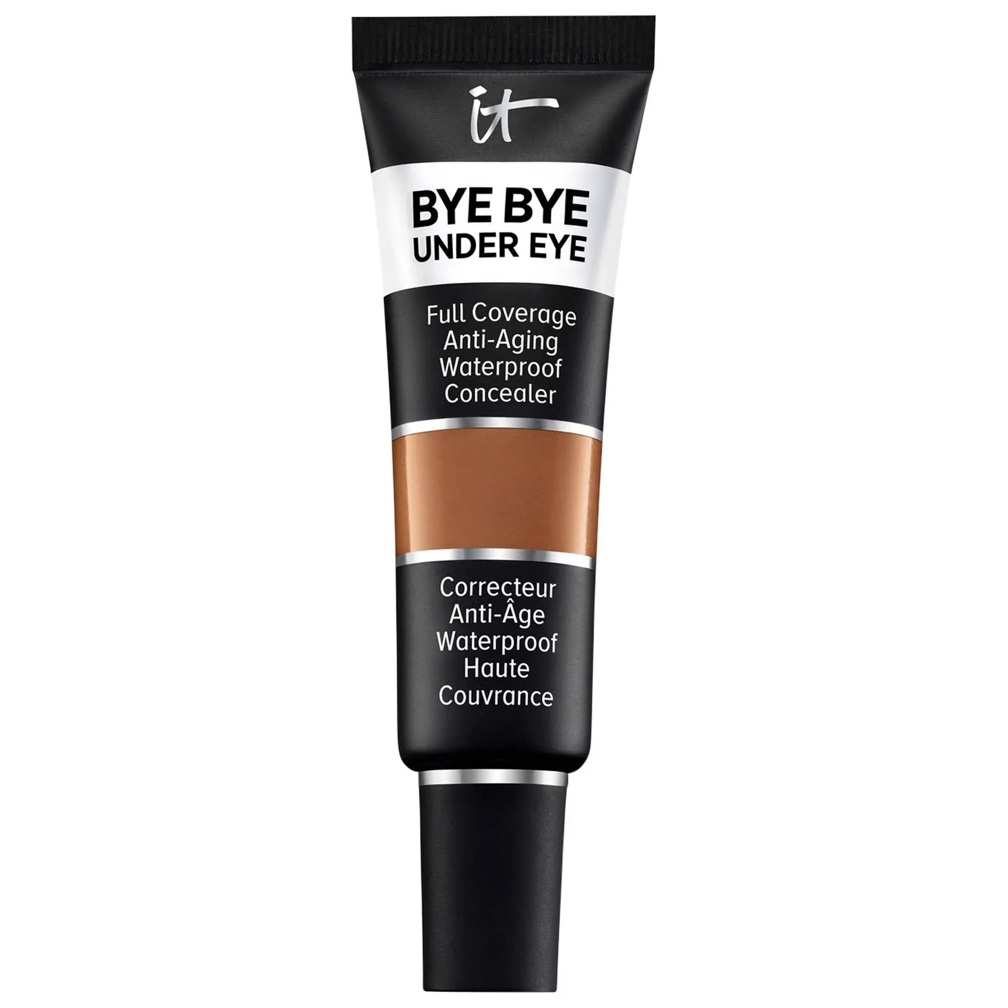 IT Cosmetics Bye Bye Under Eye Full Coverage Concealer - for Dark Circles, Fine Lines, Redness & Discoloration - Waterproof - Natural Finish – 0.4 fl oz