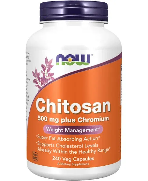 Now Foods Chitosan 500 mg plus Chromium