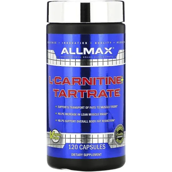 AllMax Nutrition L-Carnitine + Tartrate - 120 caps