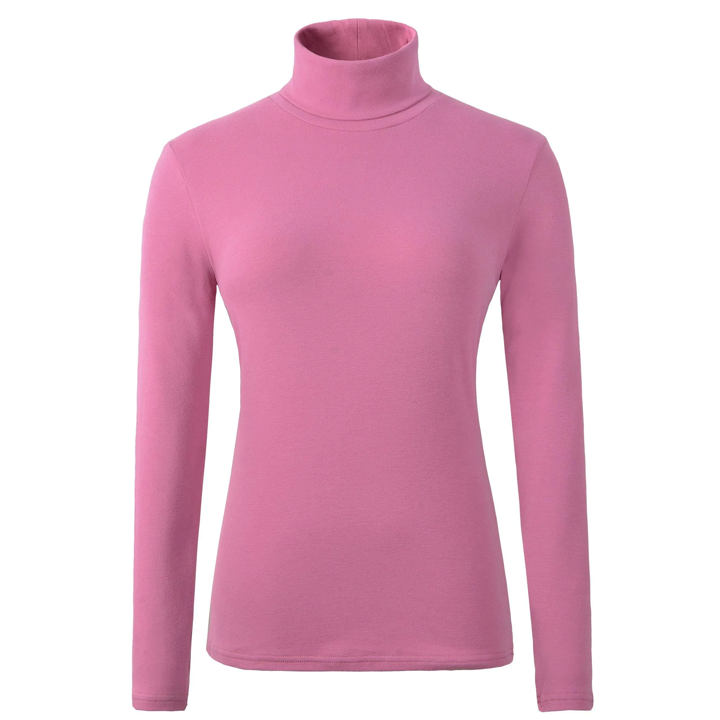 HieasyFit Women's Soft Cotton Turtleneck Top Basic Pullover Sweater