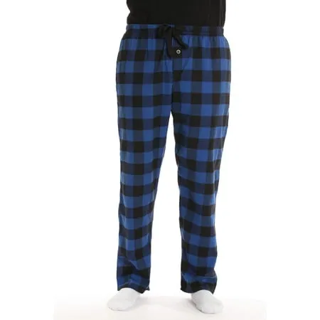 #followme Men's Flannel Pajamas - Plaid Pajama Pants for Men - Lounge & Sleep PJ Bottoms