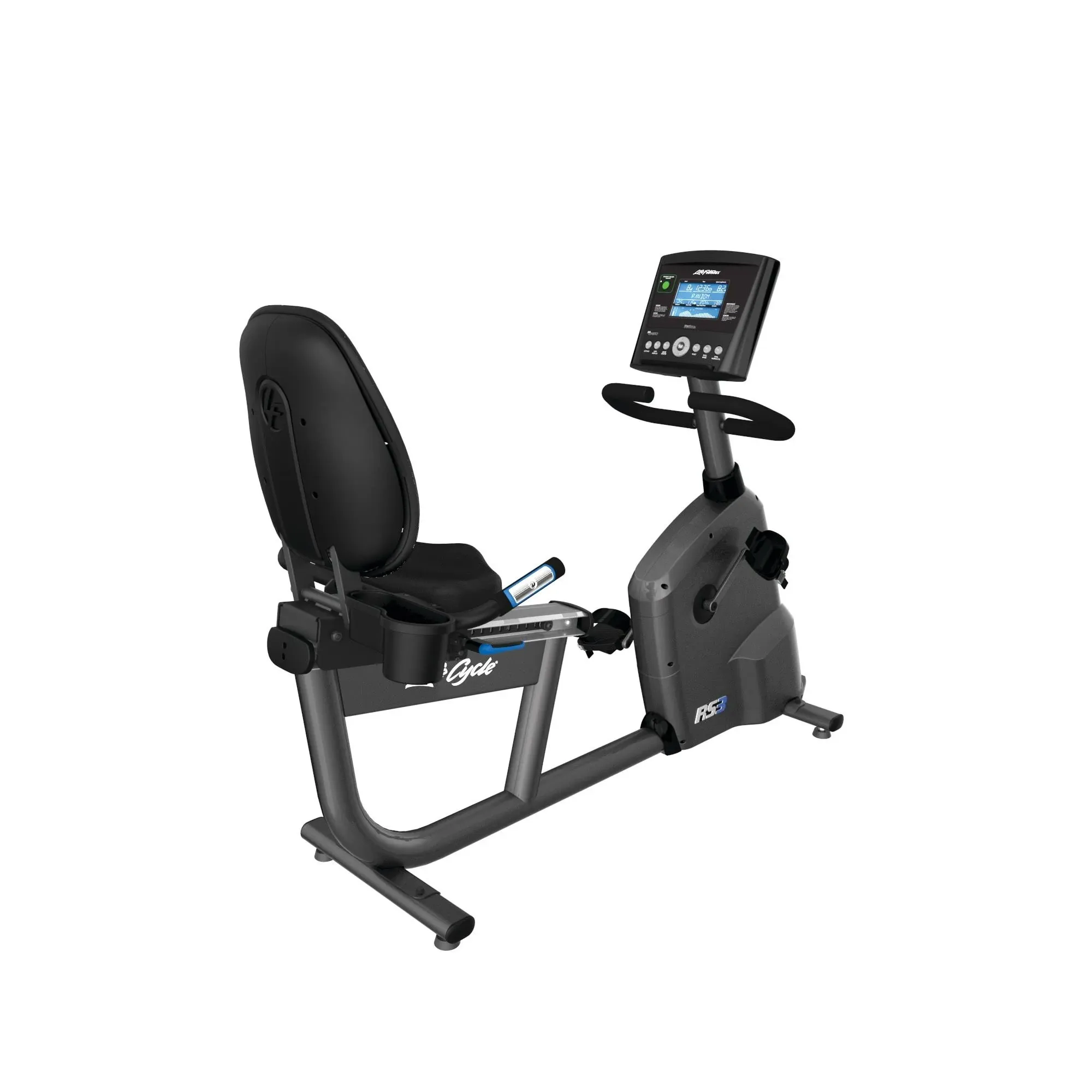 Life Fitness RS3-XX00-0105G Recumbent Lifecycle Exercise Bike with Go Console