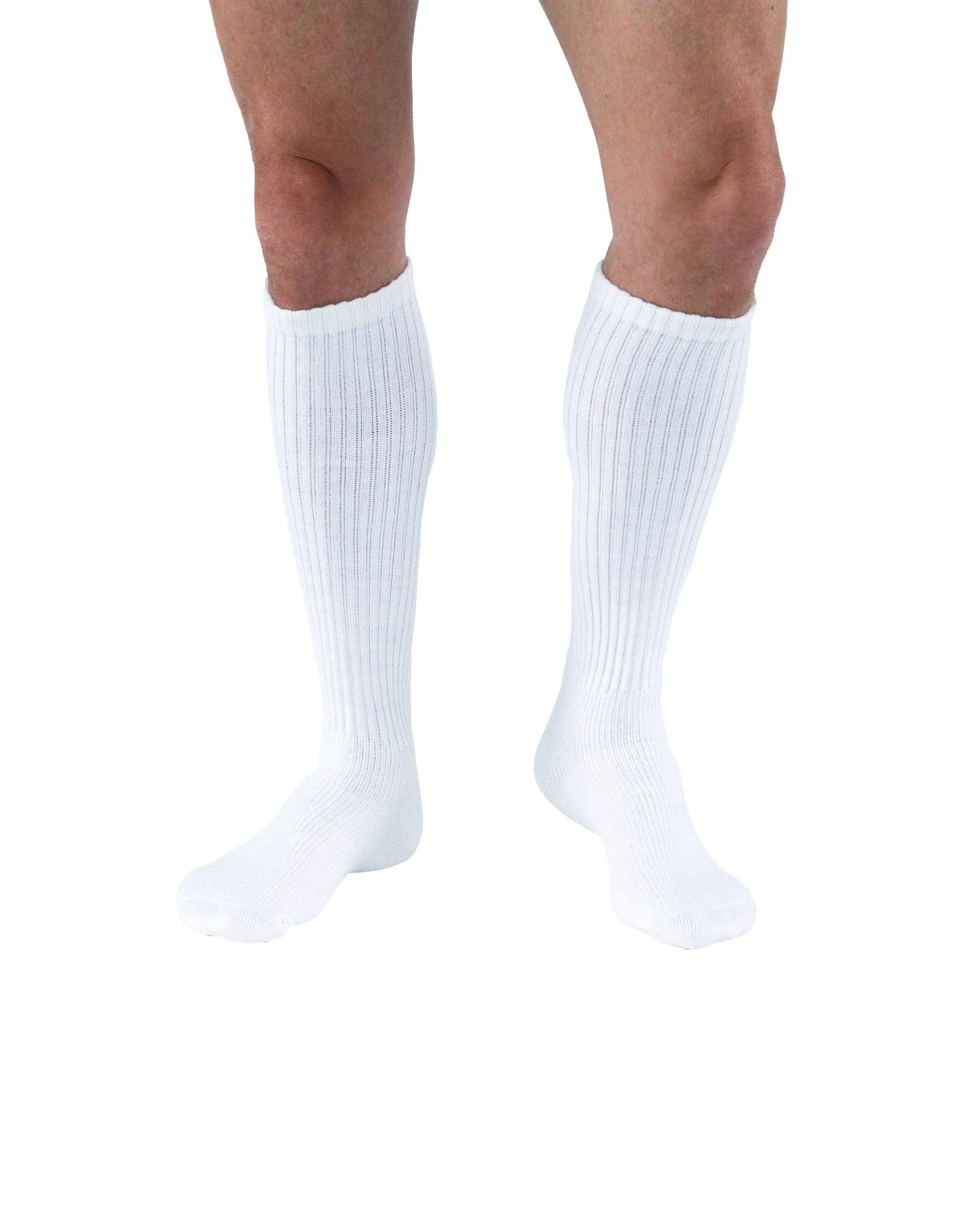 BSN Medical 110831 JOBST Sensifoot Diabetic Sock, Knee High, Closed Toe, Small, White