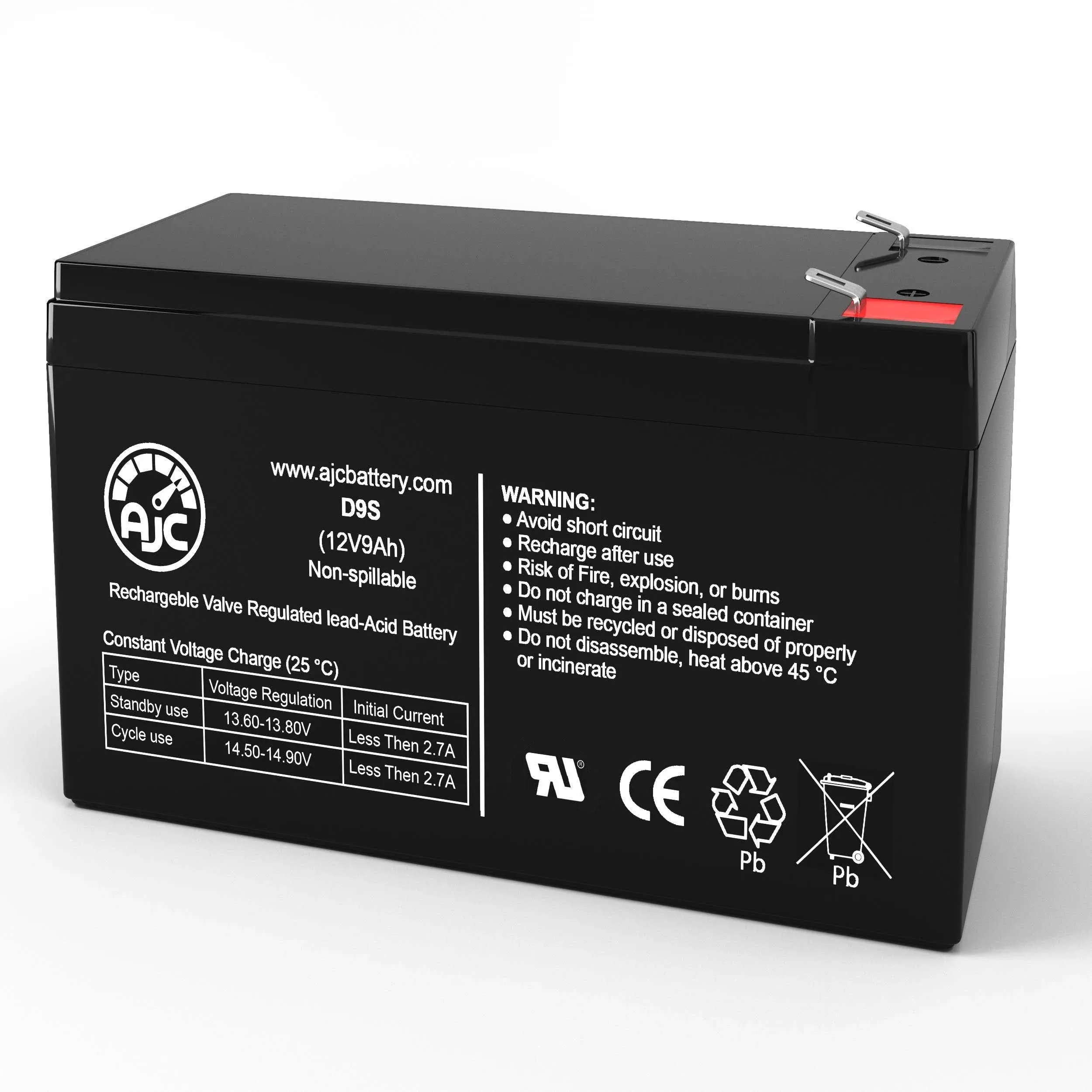 AJC Battery Compatible with APC BE550G 12V 9Ah UPS Battery