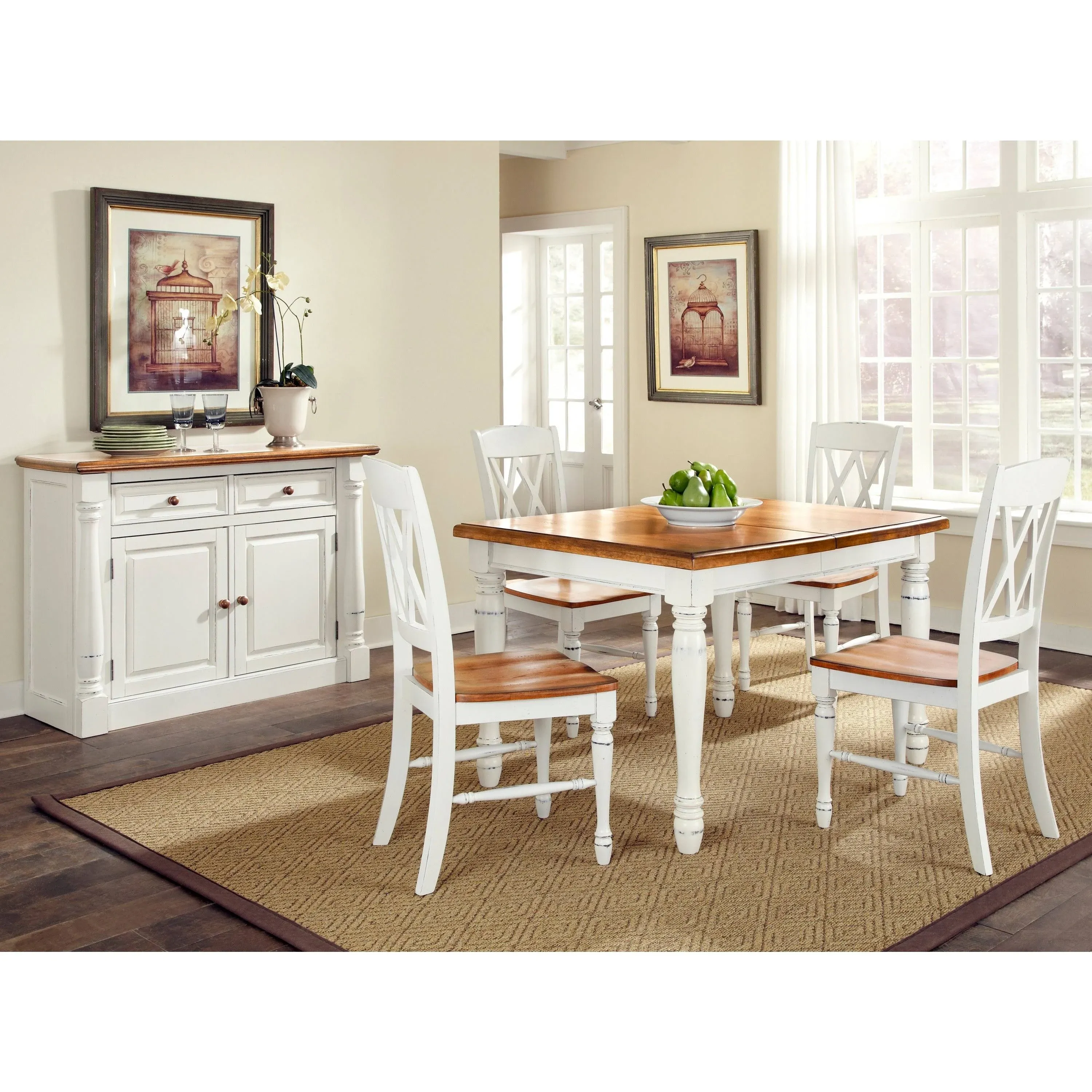 Home Styles Monarch Rectangular Dining Table Set