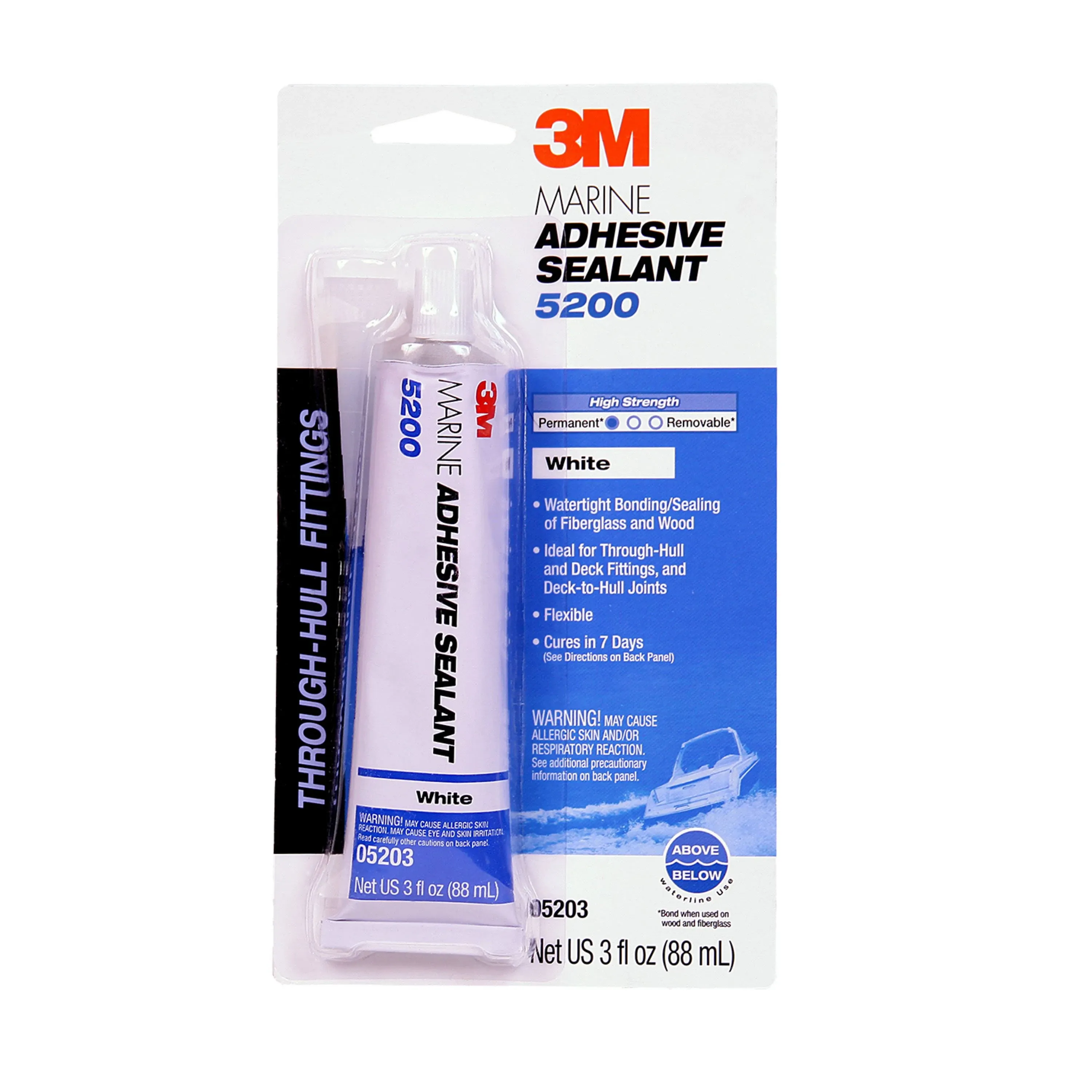 3M 5200 Marine Adhesive Sealant 3 oz - White