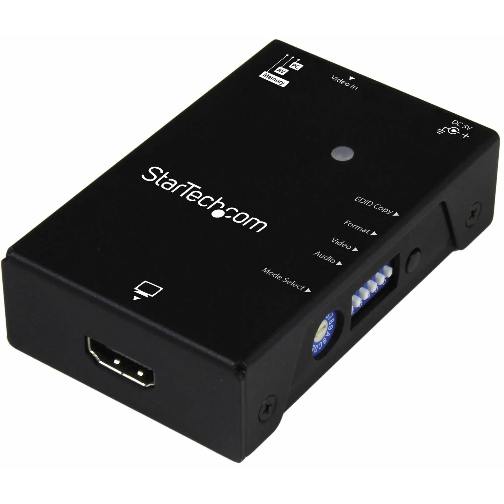 StarTech.com EDID Emulator for HDMI Displays - Copy Extended Display Identification Data - 1080p - Add copied or ghosted EDID (Extended Display Identification Data) to your HDMI signal to ensure compatibility with your display or projector - EDID emulato