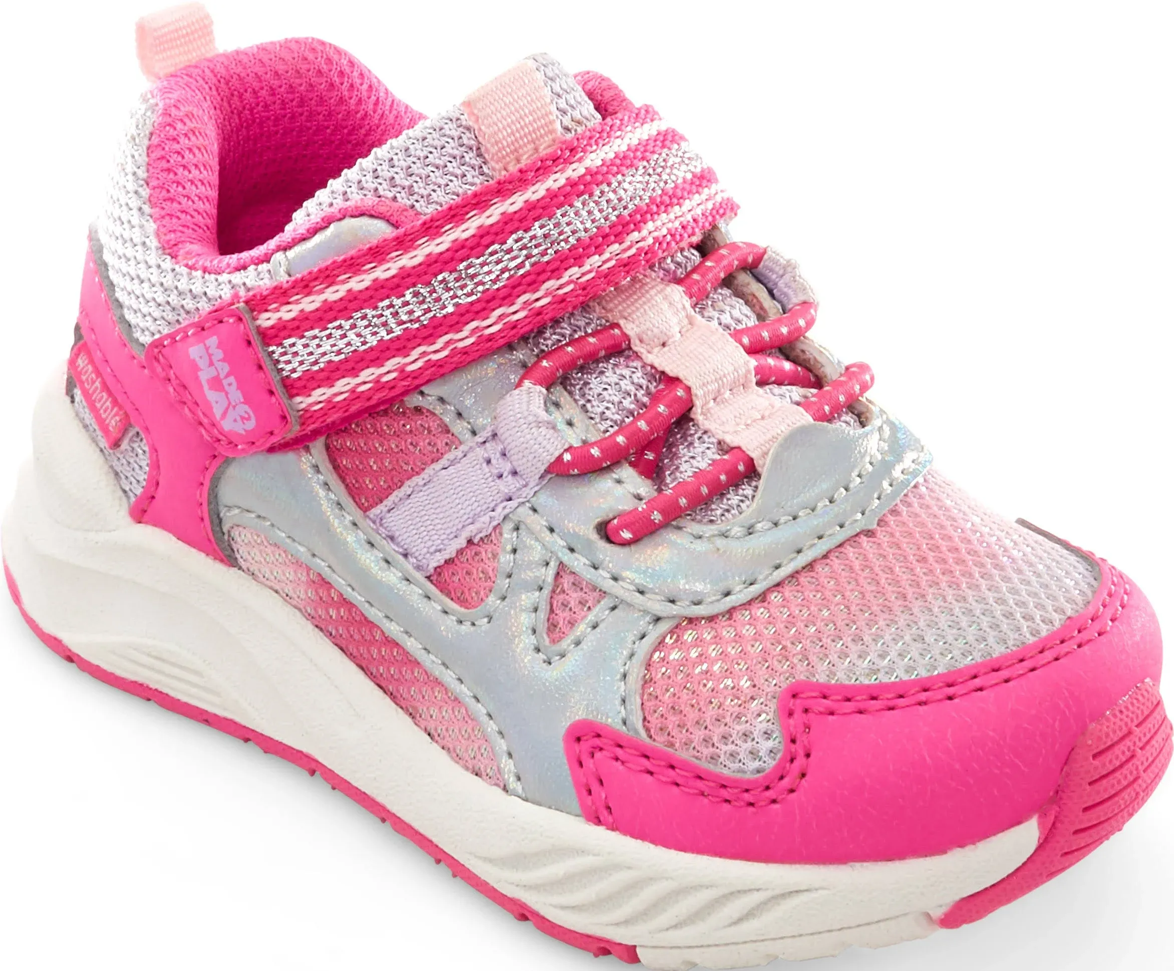 Stride Rite Big Kids Made2play Player Sneaker - Pink Multi