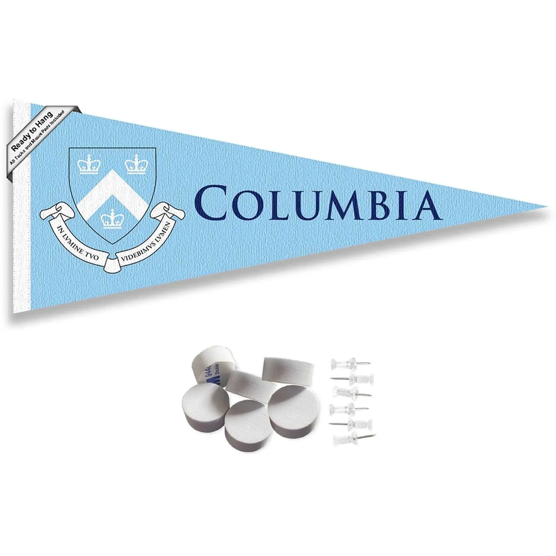 College Flags & Banners Co. Columbia Lions Pennant Flag