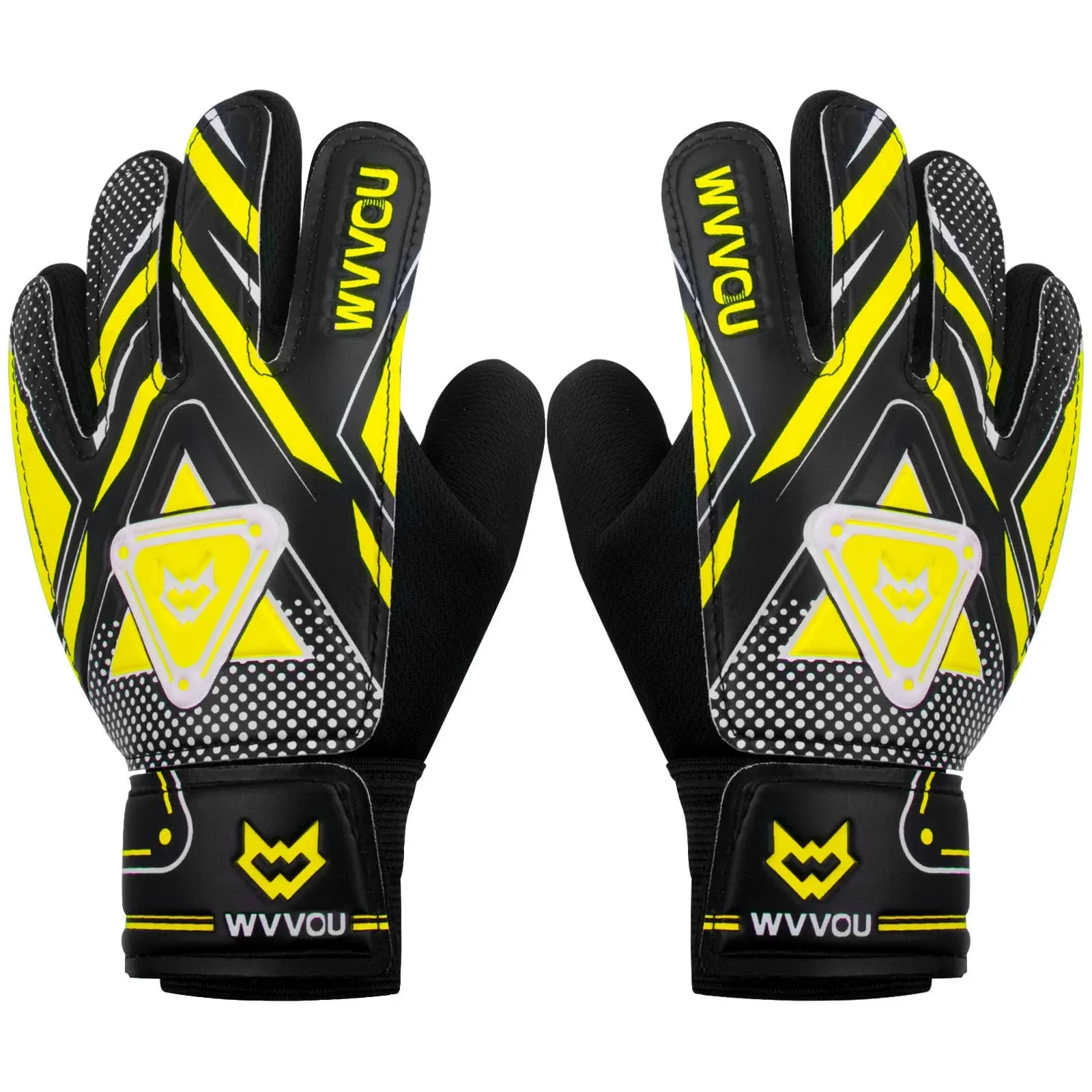 WVVOU Goalkeeper Gloves for Kids Youth, Soccer Goalie Gloves with Double ...