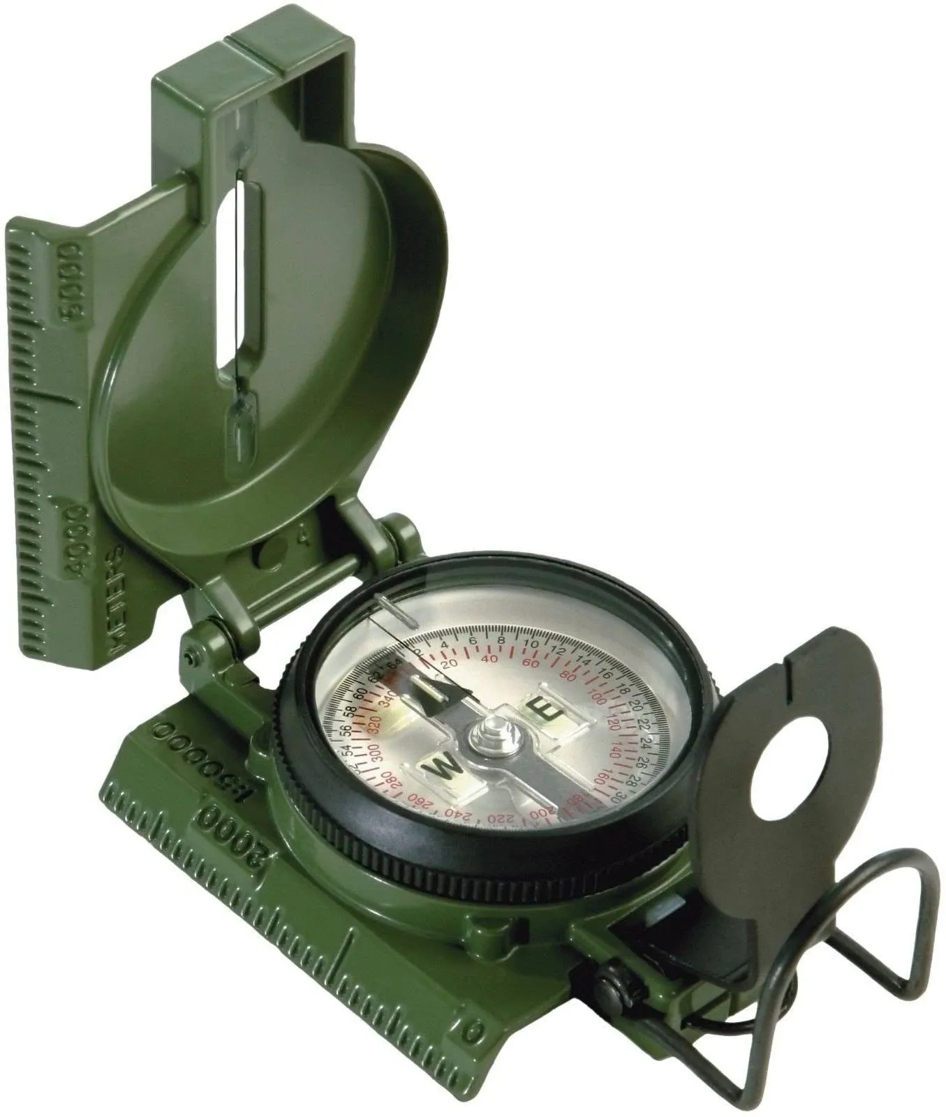 Olive Drab Cammenga US Military Tritium Lensatic Waterproof Compass with Pouch