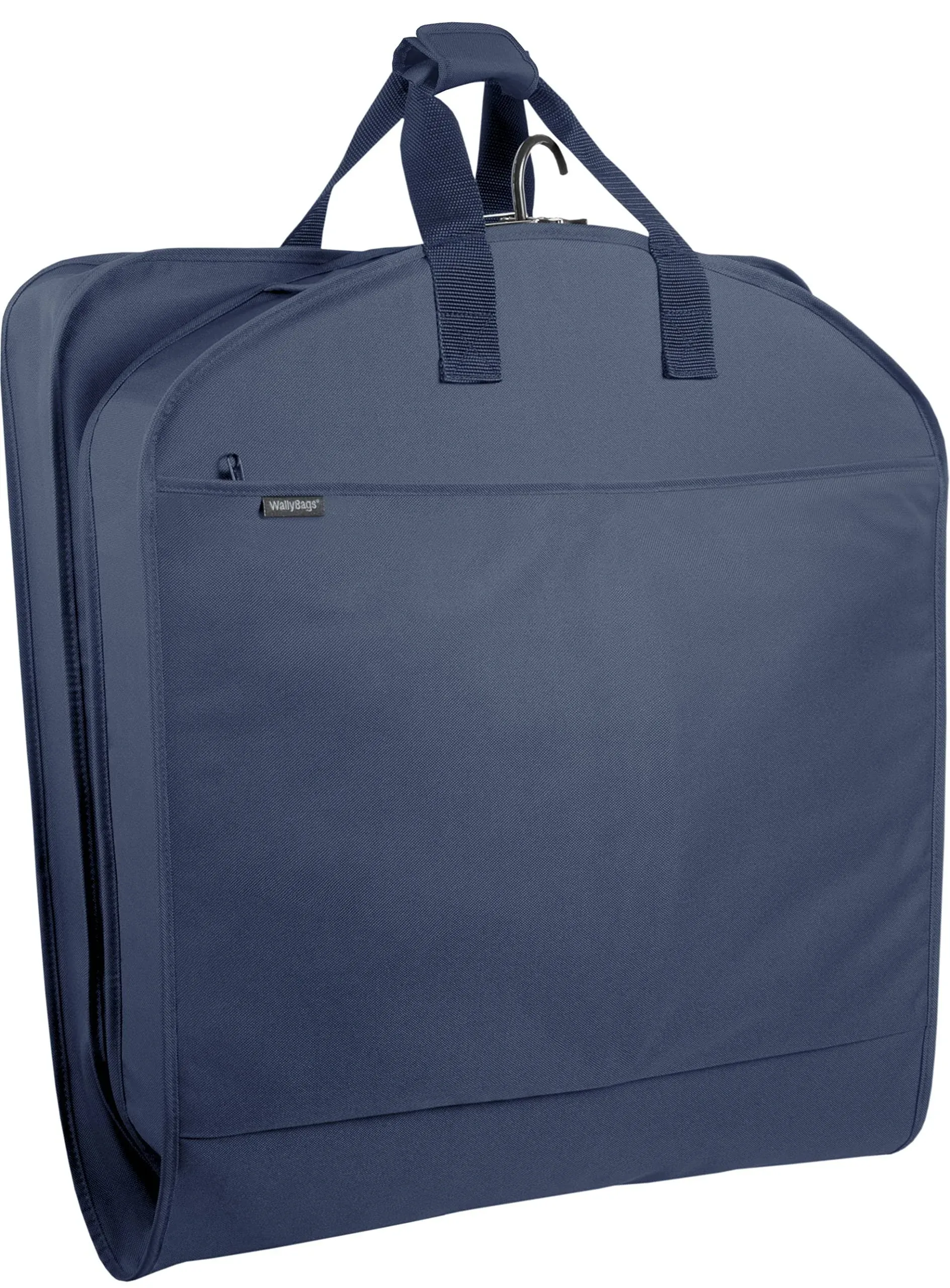 WallyBags® 40” Deluxe Travel Carry-On Garment Bag with Two Pockets, Perfect for Suits and Shirts