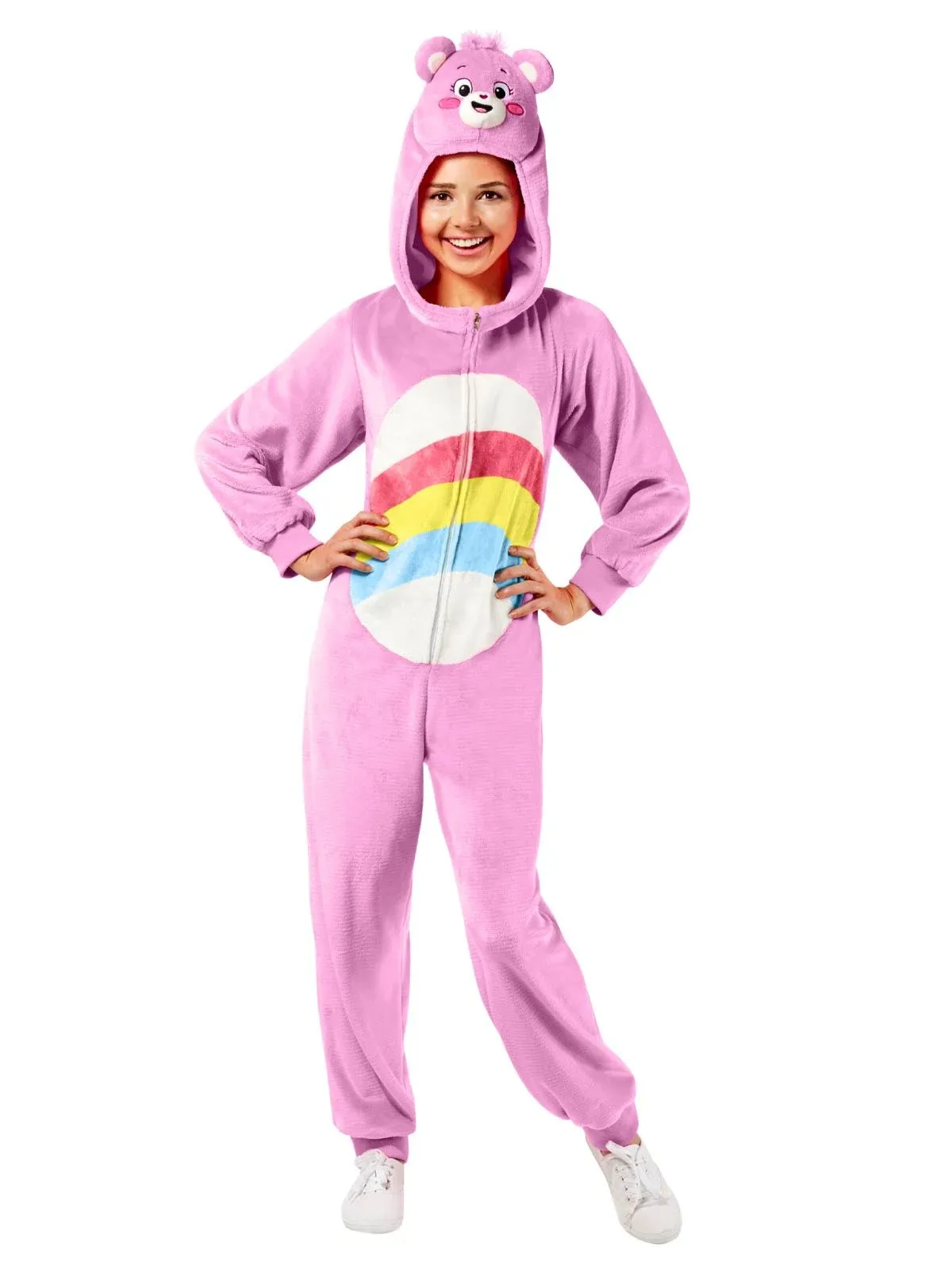 Fun Costumes Cheer Bear Adult Care Bear Onesie