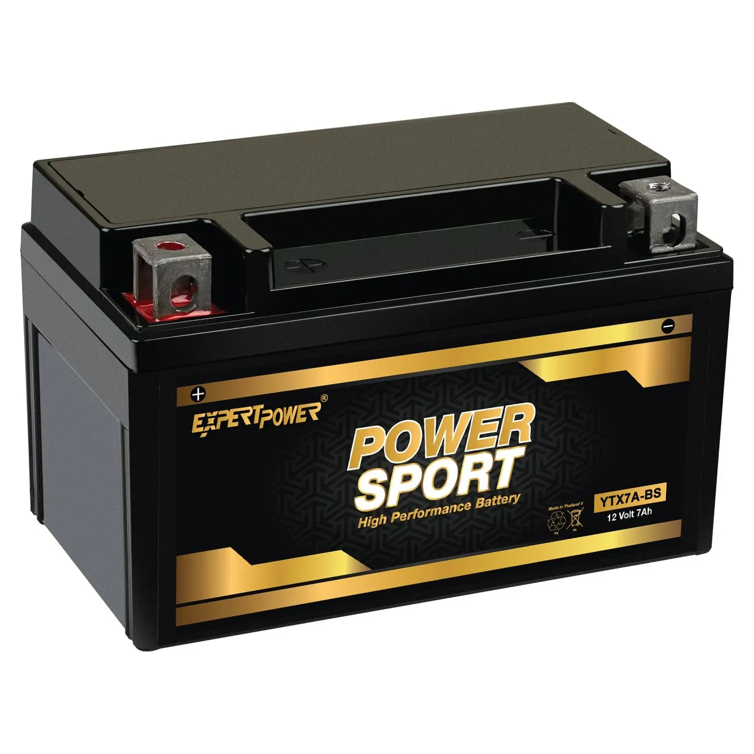 ExpertPower Ytx7A-Bs 12V 7Ah 180 CCA - SLA Power Sport Battery