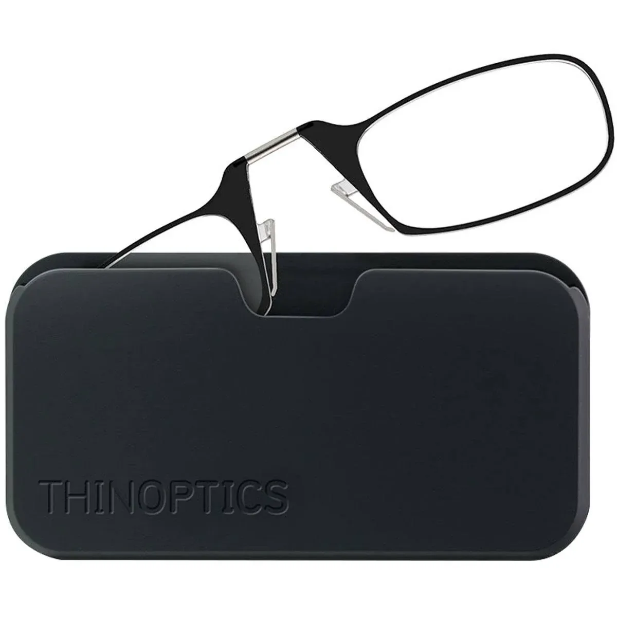 ThinOptics Universal Pod Case + Rectangular Reading Glasses