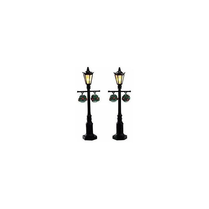 Village Collection Accessory, Old English Lamp Post, Set of 2, #74231