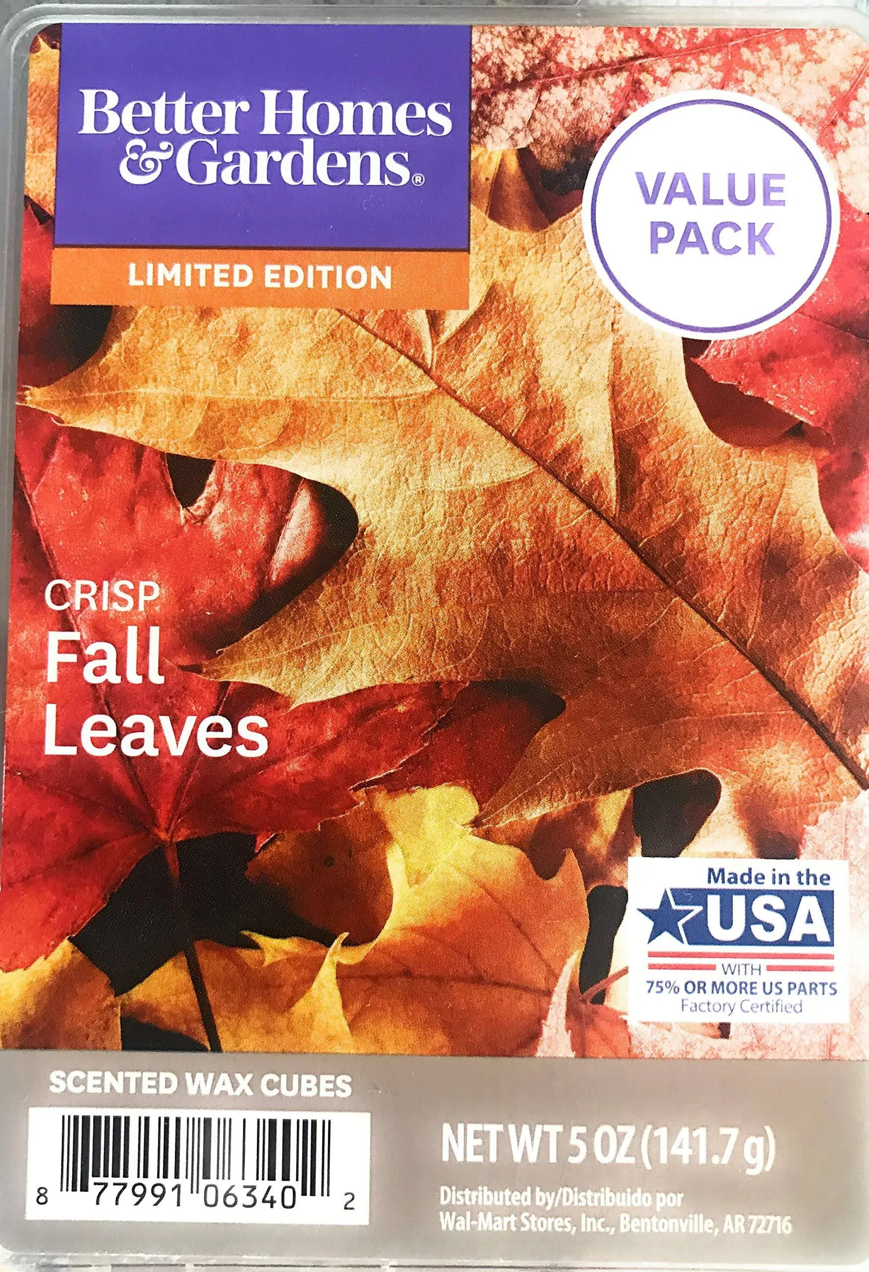 Better Homes & Gardens Crisp Fall Leaves Scented Wax Melts - 5 oz