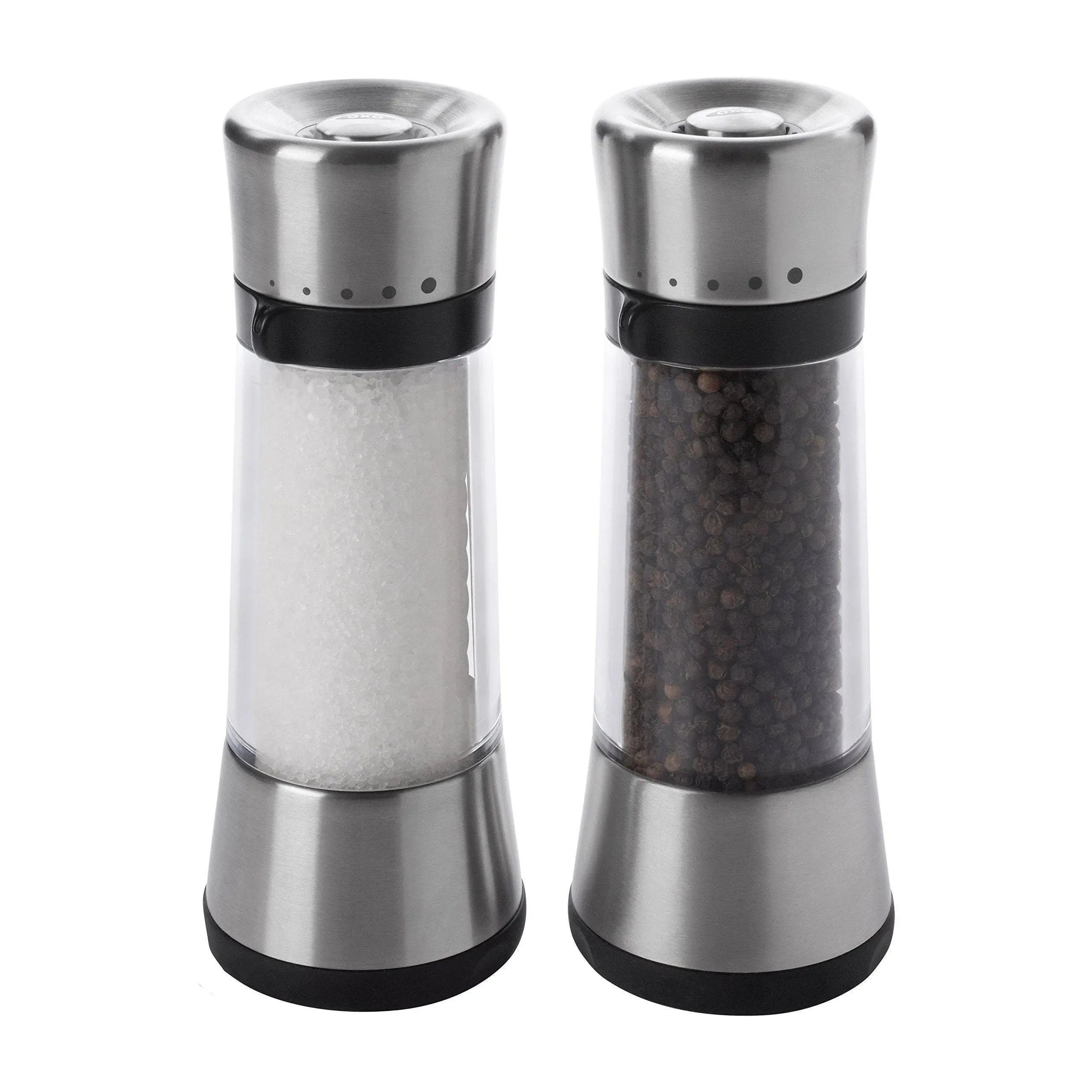 OXO 11106900 Good Grips Steel Salt and Pepper Grinder Set