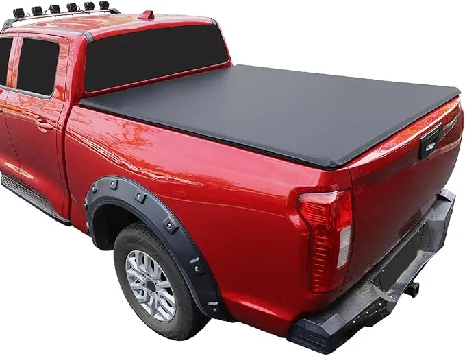 Auto Drive Soft Roll up Truck Bed Tonneau Cover Fits 04-12 Chevy Colorado / GMC Canyon 5'3" Bed