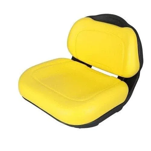 Seat Assembly - Yellow fits John Deere X305R X310 X320 X324 X330 X340 X350 X350R X354 X360 X370 X380 X384 X390 X394 X530 X570 X580 X500 X520 AM136044