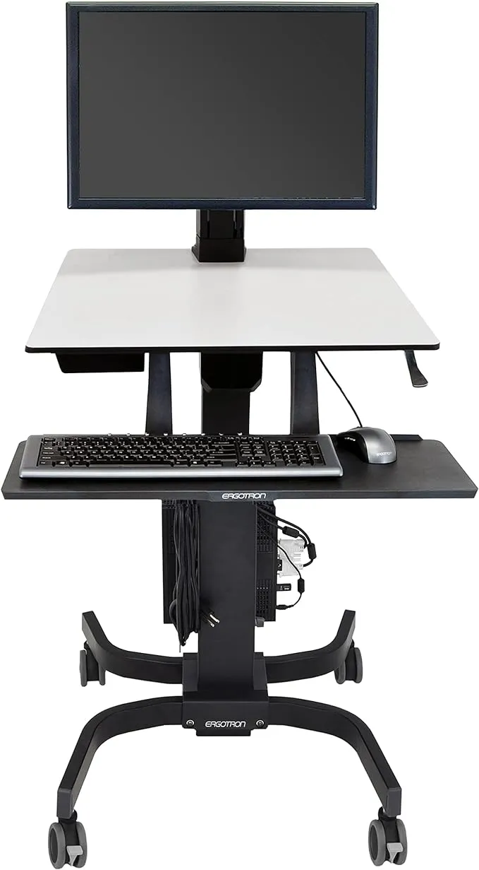 Ergotron WorkFit-C Single Sit Stand Workstation