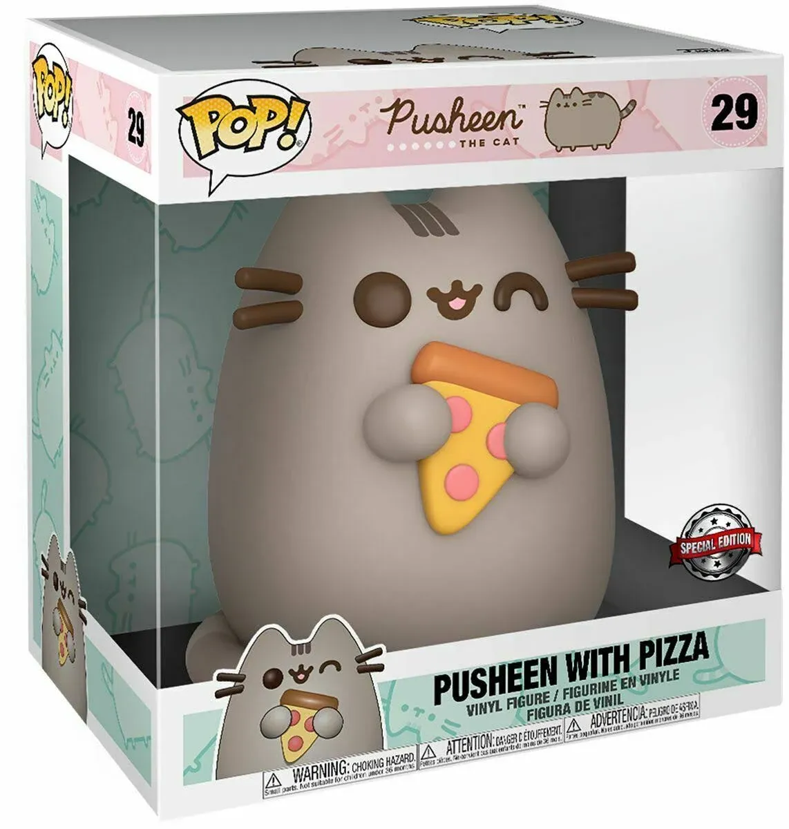 Pusheen - Pusheen with Pizza 10 inch Pop! Vinyl Figure