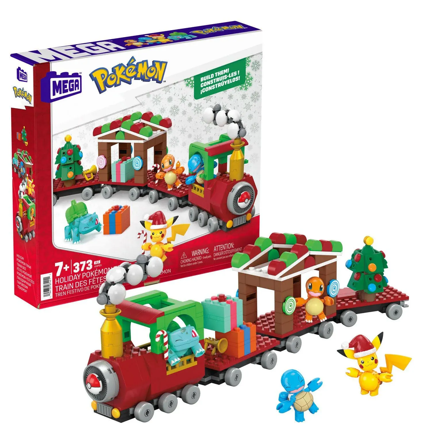 Pokémon Mega Construx Construction Set Holiday Pokémon Train