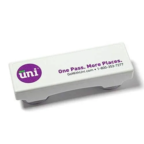 Uni Prepaid Portable Toll Pass, Automatic Payment for Nonstop Travel through 19