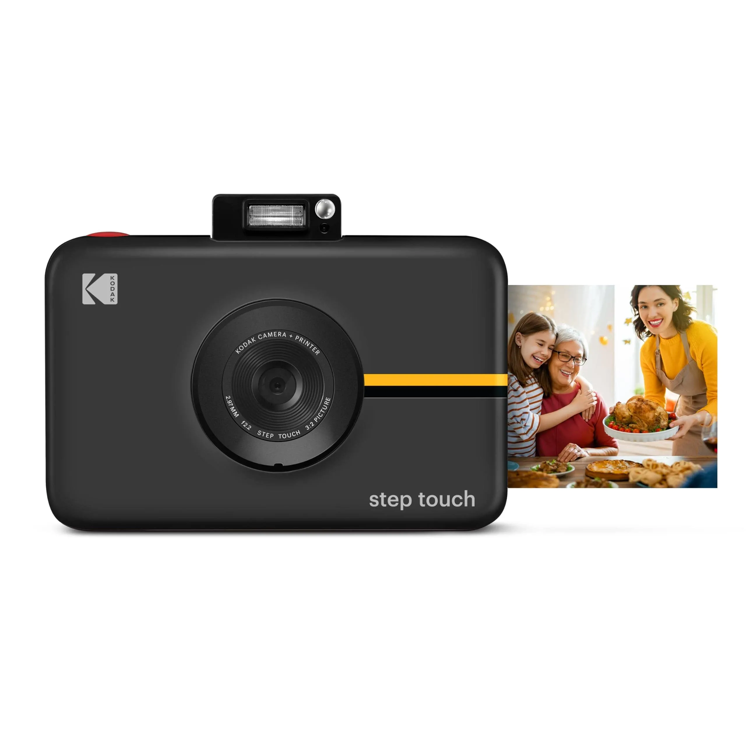 Kodak Step Touch | 13MP Digital Camera & Instant Printer with 3.5” LCD Touchscreen Display, 1080p HD Video (White) Starter Bundle