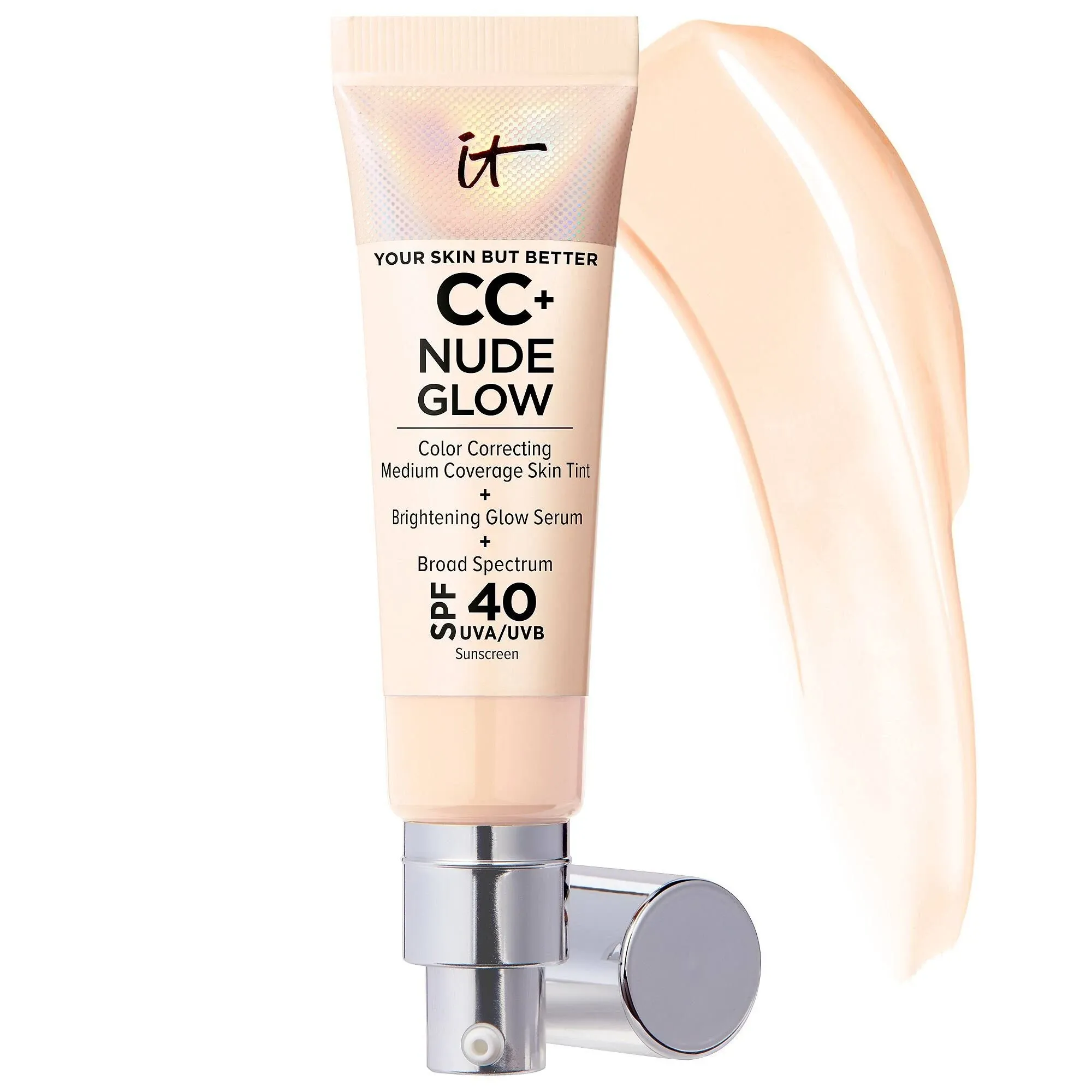 It Cosmetics Cc+ Nude Glow Lightweight Foundation + Glow Serum SPF 40 - Fair Light