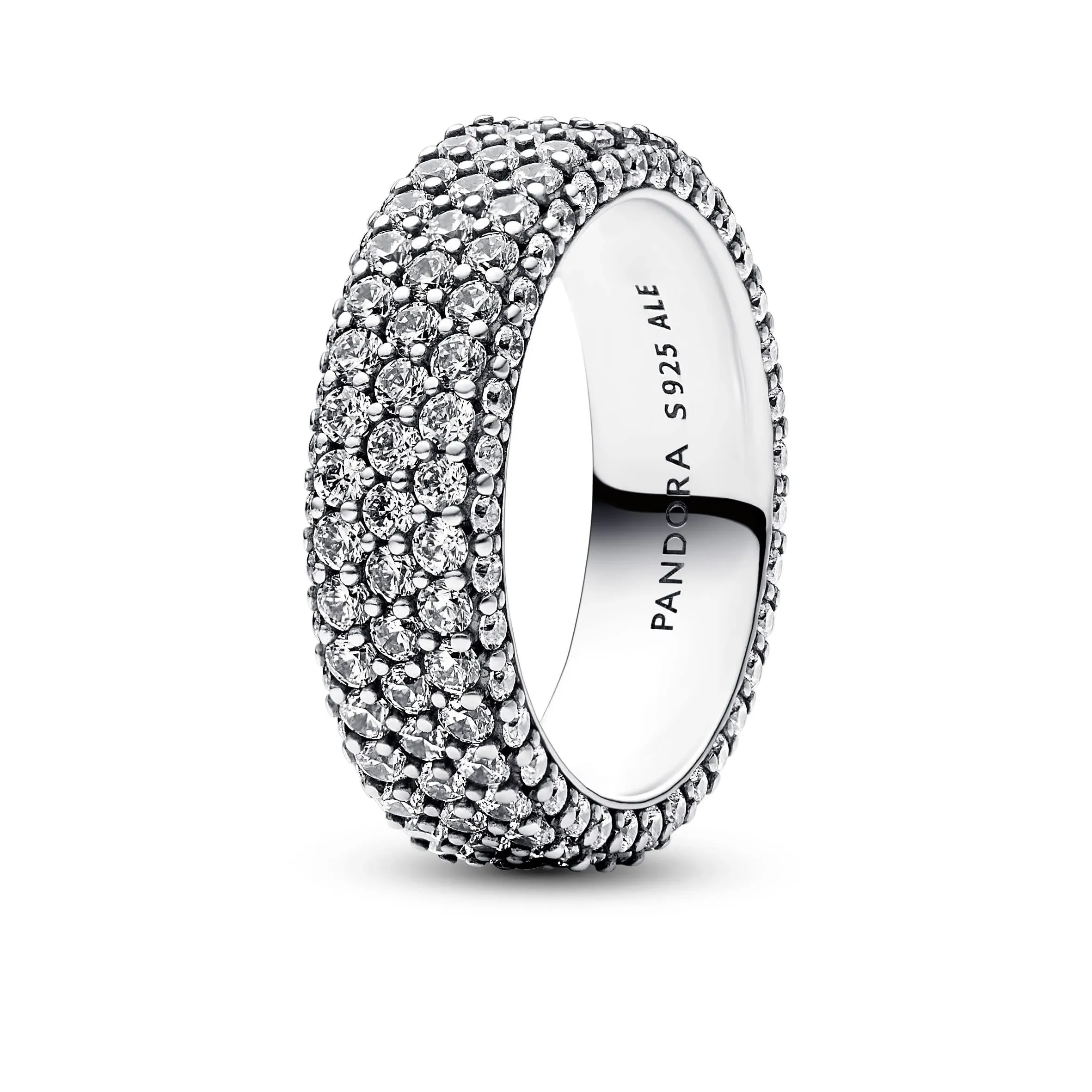 Timeless Pave Triple-row Ring