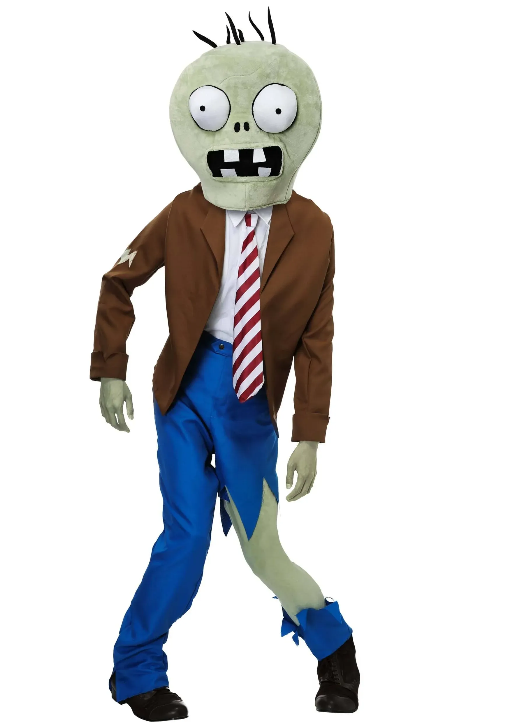 Adult Plants vs Zombies Zombie Halloween Costume | Adult Video Game Character Outfit | Officially Licensed