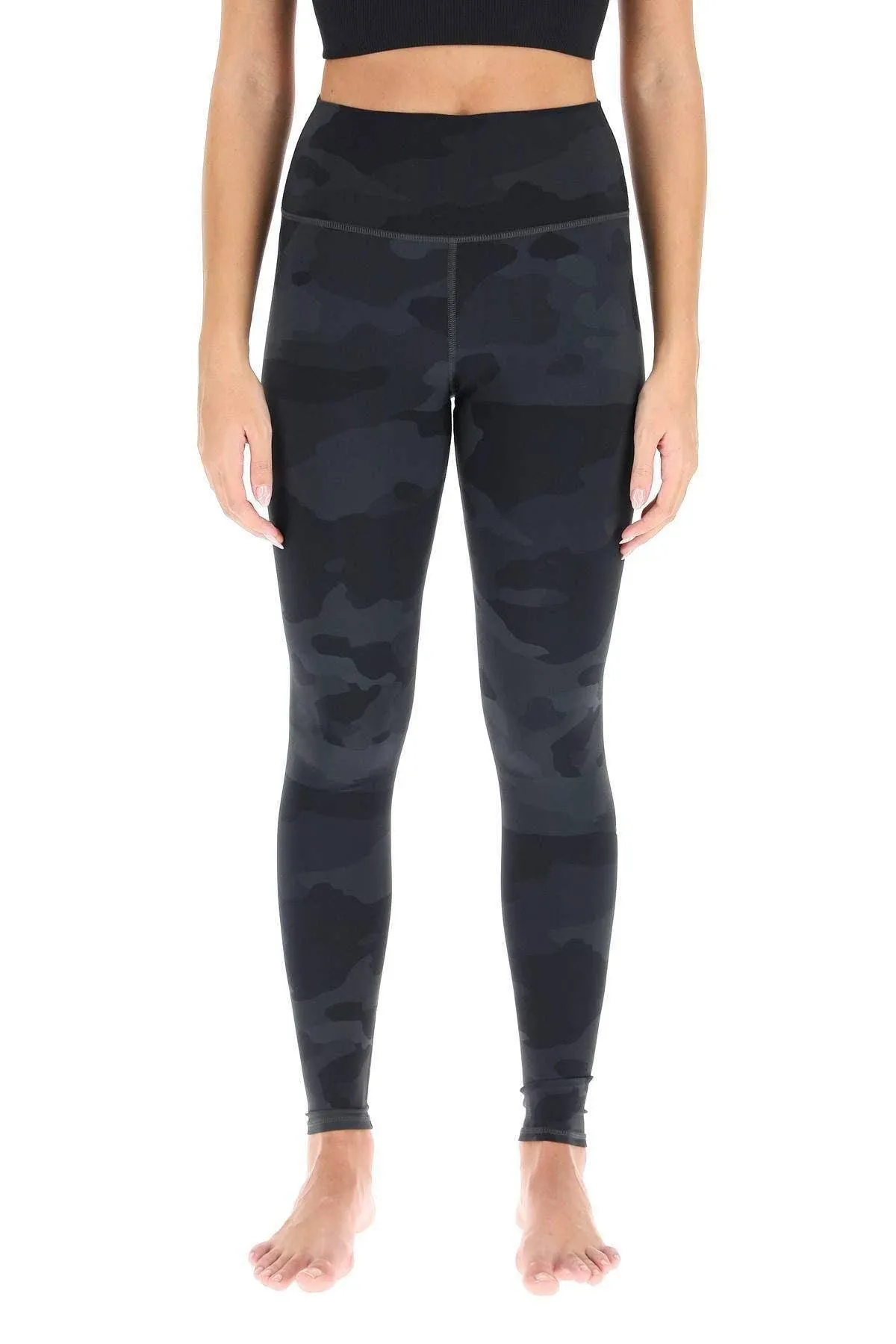 Alo Yoga High-Waist Camo Vapor Legging, Black Camouflage / Xs