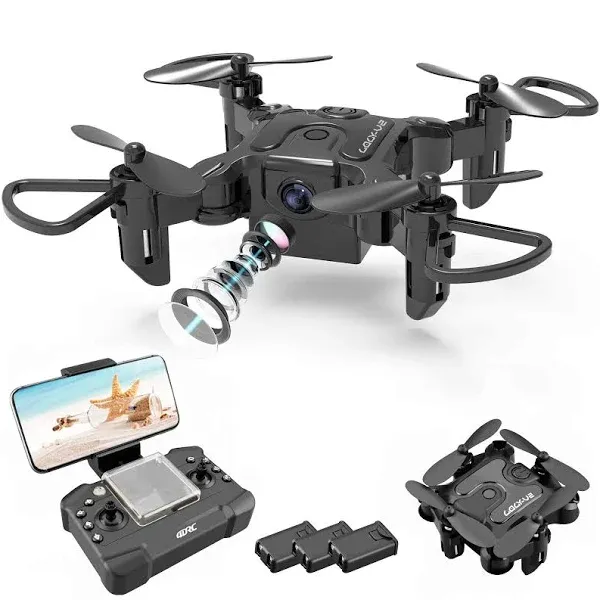 Droneeye 4DRC Mini Drone with Camera for Kids and Adults Beginners RC Foldable ...