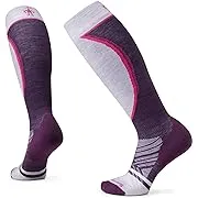 Smartwool Women's Ski Targeted Cushion Merino Wool Over The Calf Socks, Purple Iris, MediumSmartwool Women's Ski Targeted Cushion Merino Wool Over The Calf Socks, Purple Iris, Medium