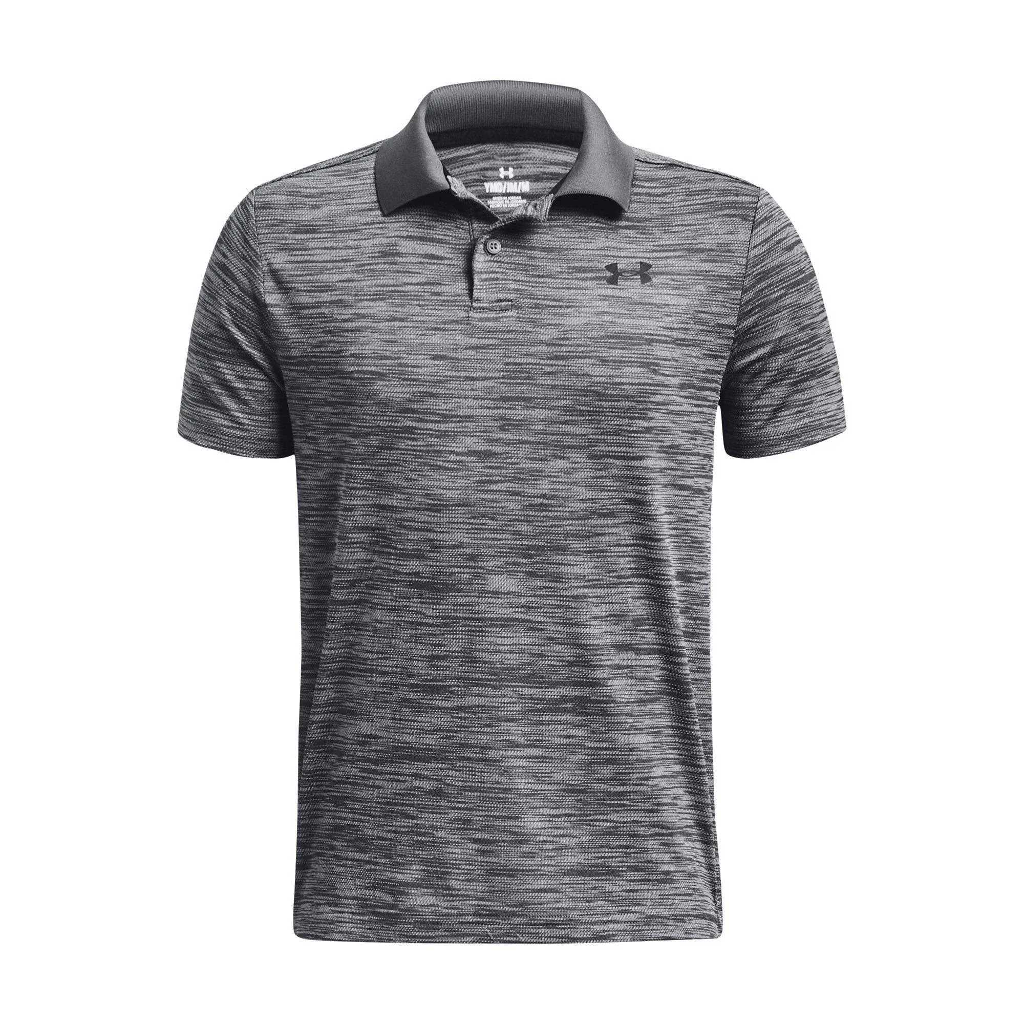 Under Armour Boys' Performance Golf Polo, XL, Black